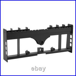 Skid Steer Pallet Fork Frame 4000 lb 45 Quick Attach with2 Hitch Receiver