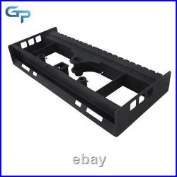 Skid Steer Pallet Fork Frame With Receiver Hitch & Spear Sleeves for Bobcat 2500lb