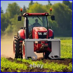 Skid Steer Quick Attach Plate 3/8 Universal Mounting Bracket for Tractor Loader