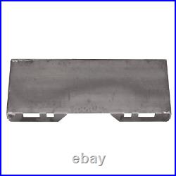 Skid Steer Quick Tach Attachment Mount Plate & Conversion Adapter Latch Box 1/2