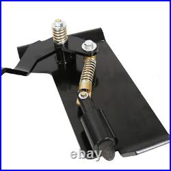 Skid Steer Quick Tach Attachment Mount Plate & Conversion Adapter Latch Box 1/2