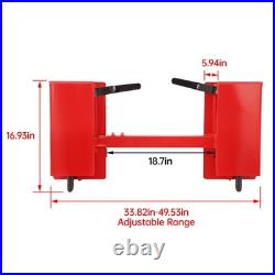 Skid Steer Quick Tach Conversion Attachment Adapter Plate For Bobcat / Kuboda