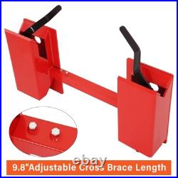 Skid Steer Quick Tach Conversion Attachment Adapter Plate For Bobcat / Kuboda