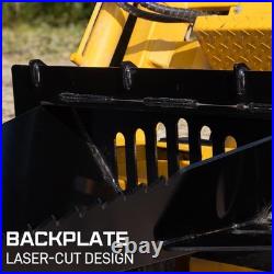 Skid Steer Stump Bucket Attachment for Bobcat Skid Steer Quick Attach