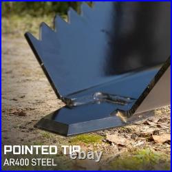 Skid Steer Stump Bucket Attachment for Bobcat Skid Steer Quick Attach