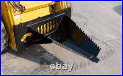 Skid Steer Stump Bucket Attachment for Bobcat Skid Steer Quick Attach