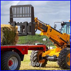 Skid Steer Tractor 45 Frame Quick Tach Pallet Fork Attachment 4000LB Heavy Duty