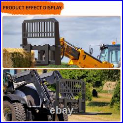 Skid Steer Tractor Attachment 45 Frame With 48 Blades Pallet Fork 4000LBS Heavy
