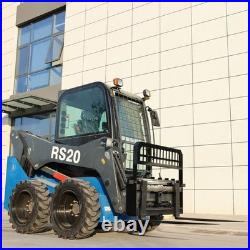 Skid Steer Tractor Attachment 45 Frame With 48 Blades Pallet Fork 4000LBS Heavy