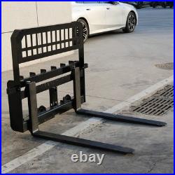Skid Steer Tractor Attachment 45 Frame With 48 Blades Pallet Fork 4000LBS Heavy