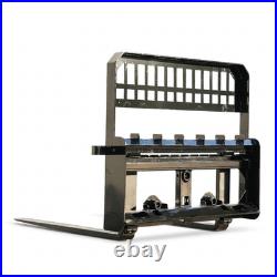 Skid Steer Tractor Attachment 45 Frame With 48 Blades Pallet Fork 4000LBS Heavy