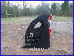 Skid Steer Tractor Loader Attachment 72 Root Rake Clam Grapple Ship $199