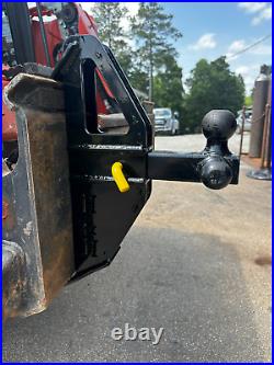 Skid Steer Trailer Hitch Receiver H&H Attachments