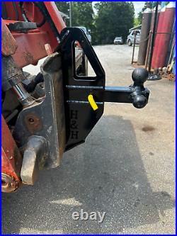 Skid Steer Trailer Hitch Receiver H&H Attachments