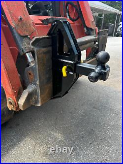 Skid Steer Trailer Hitch Receiver H&H Attachments