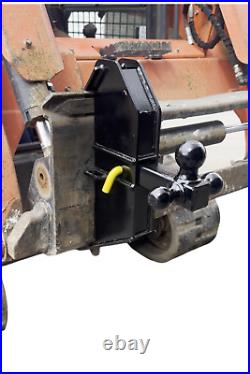 Skid Steer Trailer Hitch Receiver H&H Attachments