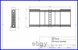 Skid Steer quick attach frame for Xsystem attachments