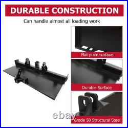 Skid steer 3 Point Attachment Adapter Skid Steer Trailer Hitch Front Loader Case