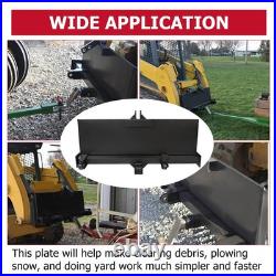 Skid steer 3 Point Attachment Adapter Skid Steer Trailer Hitch Front Loader Case