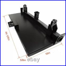 Skid steer 3 Point Attachment Adapter Skid Steer Trailer Hitch Front Loader Case
