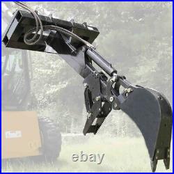 Skid steer Backhoe Fronthoe Adjustable Bolt On Thumb Excavator Attachment Bobcat