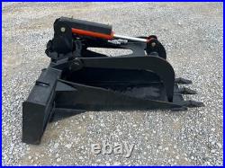 Stump Grapple with Teeth Attachment Heavy Duty Fits Skid Steer Quick Attach