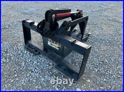Stump Grapple with Teeth Attachment Heavy Duty Fits Skid Steer Quick Attach