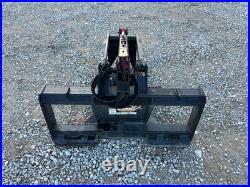 Stump Grapple with Teeth Attachment Heavy Duty Fits Skid Steer Quick Attach