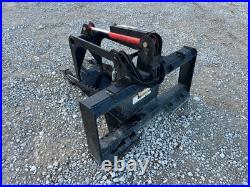 Stump Grapple with Teeth Attachment Heavy Duty Fits Skid Steer Quick Attach