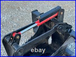 Stump Grapple with Teeth Attachment Heavy Duty Fits Skid Steer Quick Attach