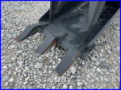 Stump Grapple with Teeth Attachment Heavy Duty Fits Skid Steer Quick Attach