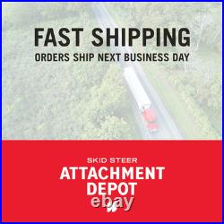 Stump Grapple with Teeth Attachment Heavy Duty Fits Skid Steer Quick Attach