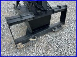Stump Grapple with Teeth Attachment Heavy Duty Fits Skid Steer Quick Attach