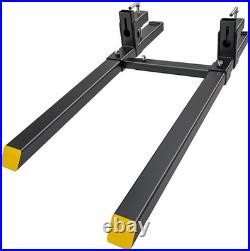 Sturdy 60 Tractor Bucket Forks with Stabilizer Bar