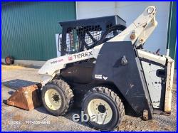 TEREX TSV-50 Skid Steer Loader LOW HOURS Pilot Hand Controls Perkins 50HP
