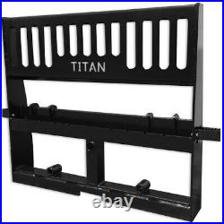 Titan 60 Pallet Fork Attachment Skid Steer Universal HD Pro Duty Tractor Loader