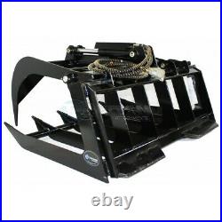 Titan Attachments Grapple Bucket for Skid Steer 48 Universal 3000 PSI Cylinder
