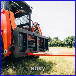 Titan Attachments HD Skid Steer Hay Frame Attachment, Three 39 Hay Spears