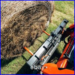 Titan Attachments HD Skid Steer Hay Frame Attachment, Two 39 Hay Spears