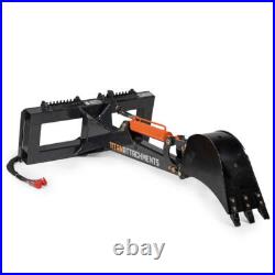 Titan Attachments Skid Steer Fronthoe 24 Bucket, Excavator Attachment