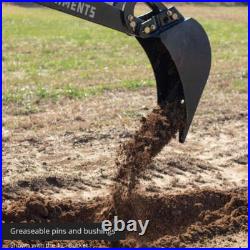 Titan Attachments Skid Steer Fronthoe 24 Bucket, Excavator Attachment