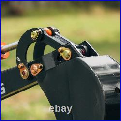 Titan Attachments Skid Steer Fronthoe Excavator Attachment with 8 Bucket