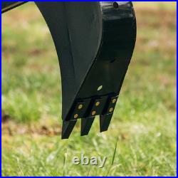 Titan Attachments Skid Steer Fronthoe Excavator Attachment with 8 Bucket