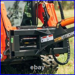 Titan Attachments Skid Steer Fronthoe Excavator Attachment with 8 Bucket