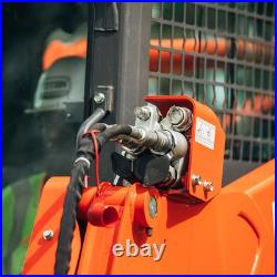 Titan Attachments Skid Steer Fronthoe Excavator Attachment with 8 Bucket