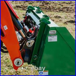 Titan Attachments Skid Steer Quick Tach Adapter Converts to Hook and Pin