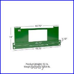 Titan Attachments Skid Steer Quick Tach Adapter Converts to Hook and Pin