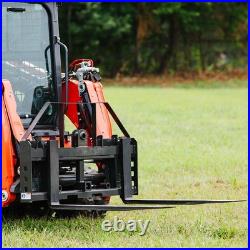 Titan Attachments Standard Series Pallet Fork Frame, 42 Pallet Fork Blades