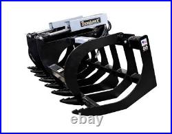 Tomahawk 2 Cylinder 66 Brush Grapple Skid Steer Quick Attach Ships Free 3021