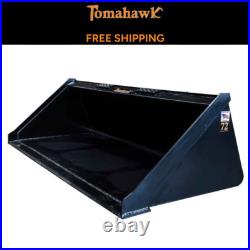Tomahawk 72 Smooth Bucket Low Pro Quick Attach Skid Steer Free Shipping 3018
